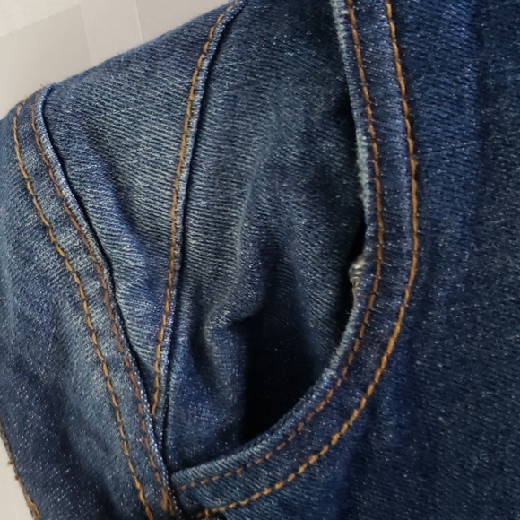 2 pairs of denim shorts, liquid and lucky brand - fits size 14 - Picture 8 of 16